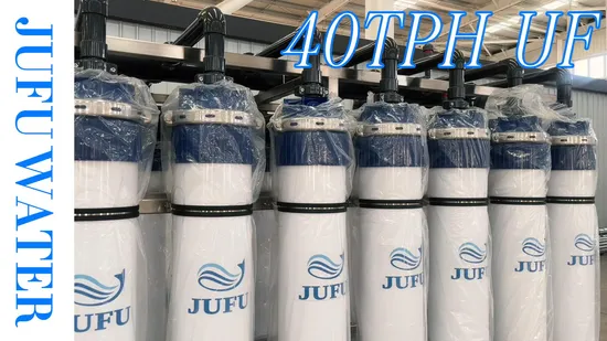 Impianto di filtraggio dell'acqua per sistema UF industriale da 40 t/h Apparecchiature per il trattamento dell'acqua Sistema di ultrafiltrazione per la desalinizzazione dell'acqua di mare