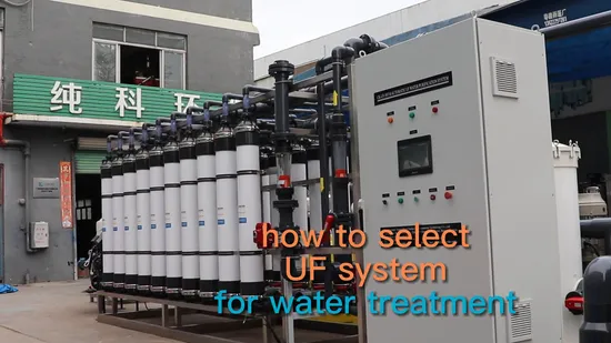 Sistema di ultrafiltrazione Fast Connect Ultrafiltration 50t Membrana UF