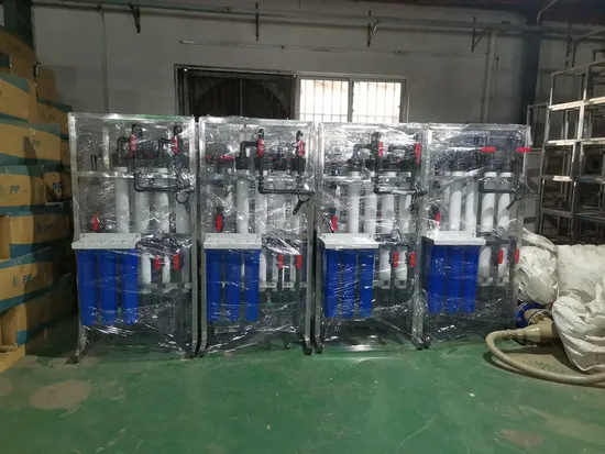 Impianto di trattamento dell'acqua con ultrafiltrazione RO industriale Sistemi di osmosi inversa per apparecchiature per acqua potabile Sistema UF